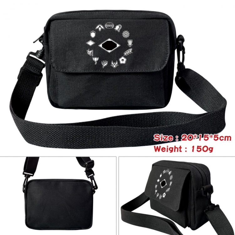 Bleach Anime peripheral canvas small shoulder bag 20x15x5cm 150g