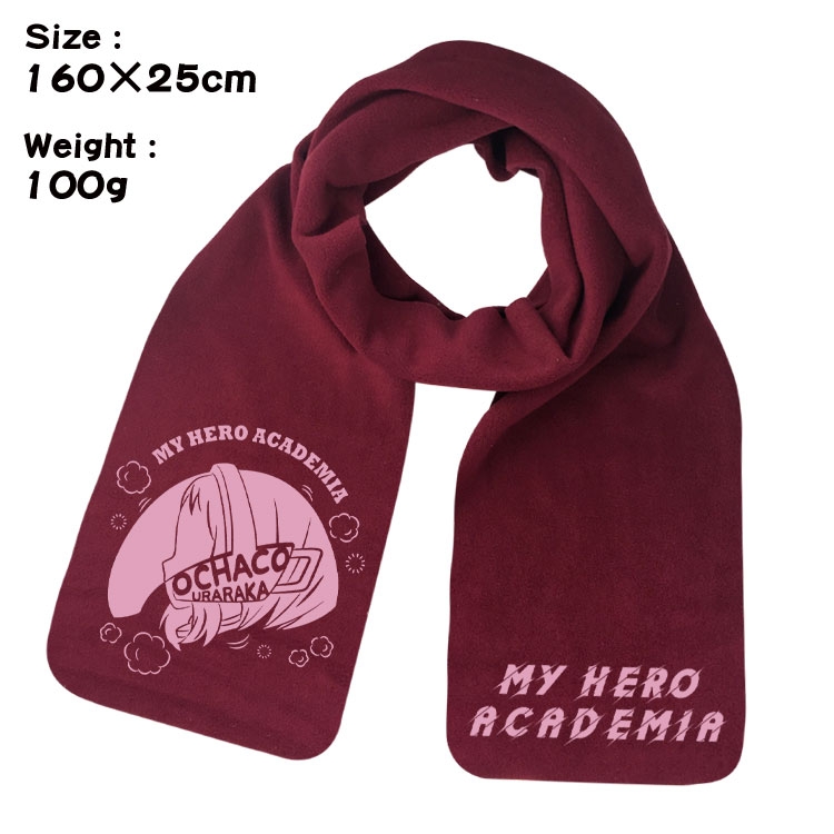 My Hero Academia Anime full color high-quality fleece scarf 160X25CM