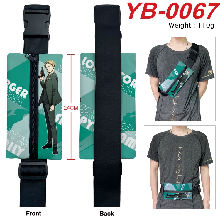 SPY×FAMILY Anime Canvas Shoulder Bag Chest Bag Waist Bag 110g YB-0067