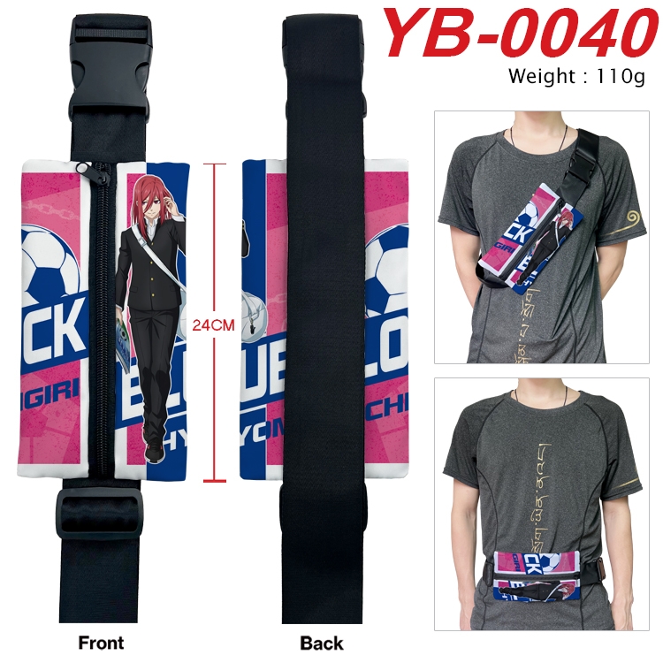 BLUE LOCK  Anime Canvas Shoulder Bag Chest Bag Waist Bag 110g  YB-0040