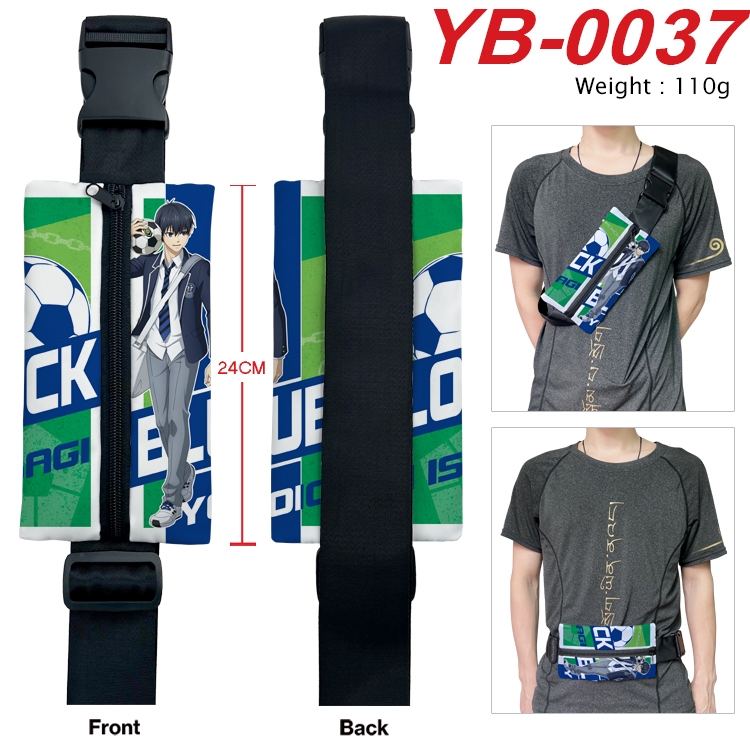 BLUE LOCK  Anime Canvas Shoulder Bag Chest Bag Waist Bag 110g YB-0037