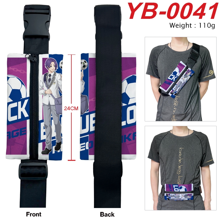 BLUE LOCK  Anime Canvas Shoulder Bag Chest Bag Waist Bag 110g YB-0041