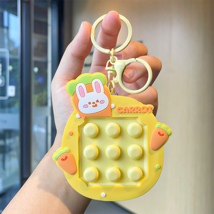 Pinching music 3D stereosc car keychain bag hanging accessories price for 2 pcs