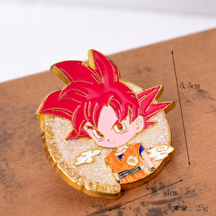 DRAGON BALL Anime cartoon metal brooch  price for 5 pcs