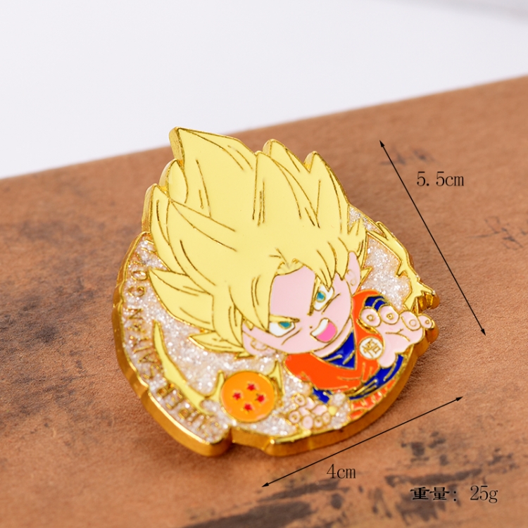 DRAGON BALL Anime cartoon metal brooch  price for 5 pcs