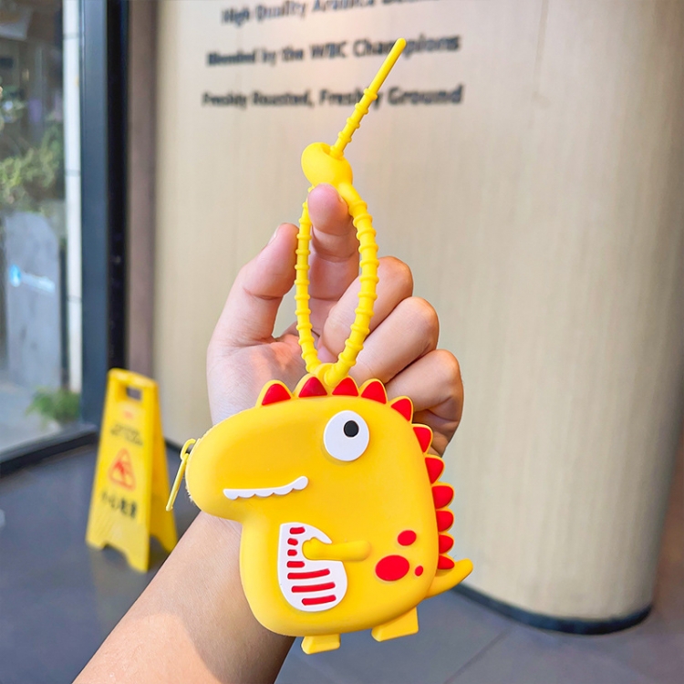 Dinosaur series 3D stereosc car keychain bag hanging accessories price for 5 pcs