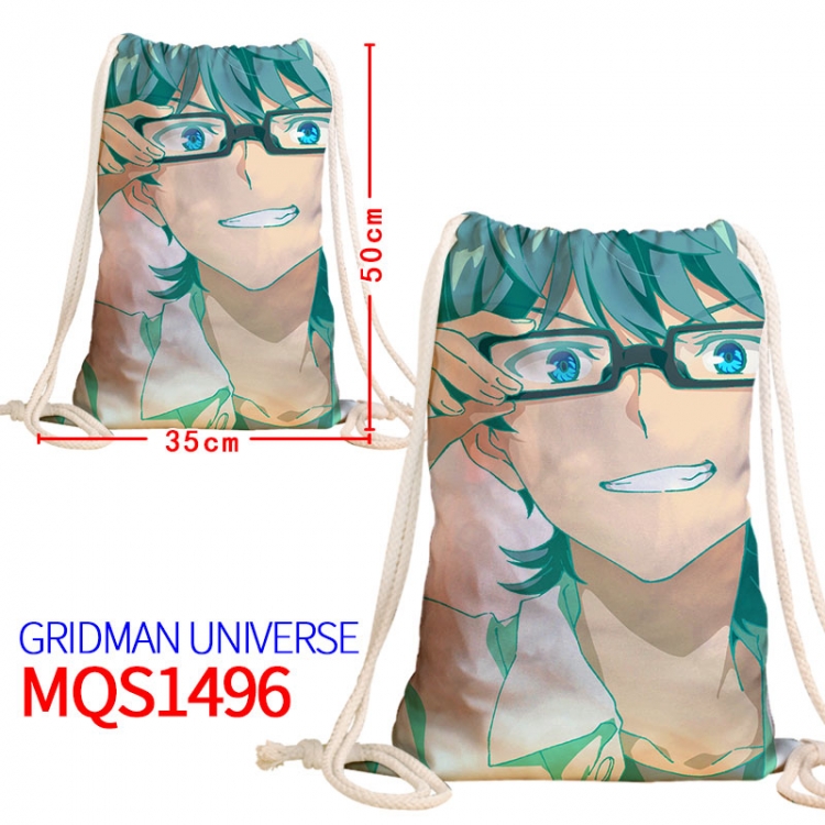 GRIDMAN UNIVERSE Canvas drawstring pocket backpack 50x35cm  MQS-1496