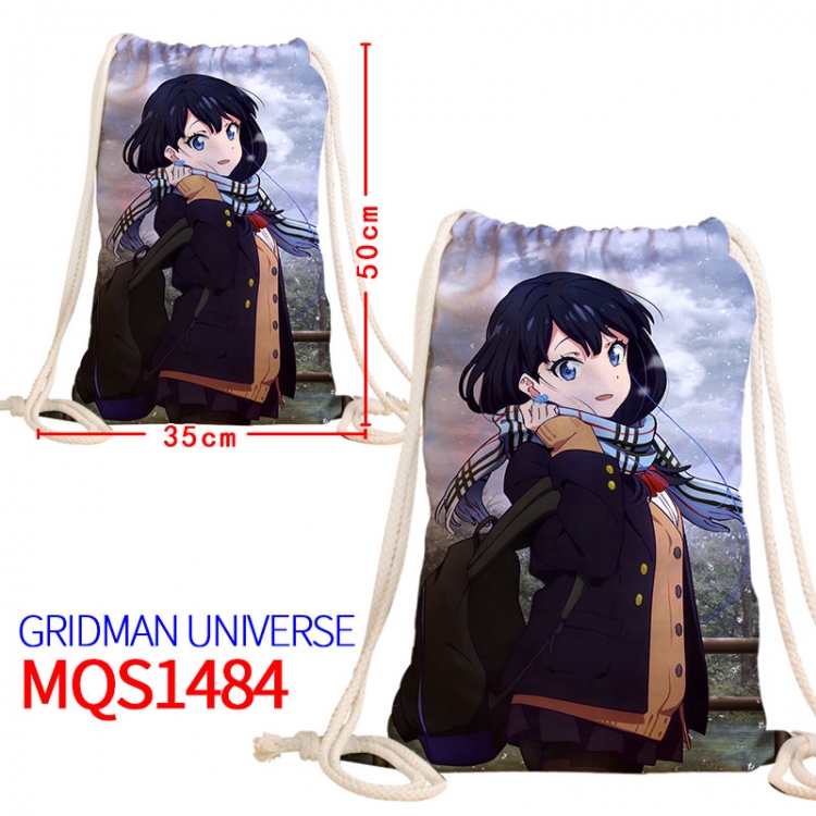 GRIDMAN UNIVERSE Canvas drawstring pocket backpack 50x35cm  MQS-1484