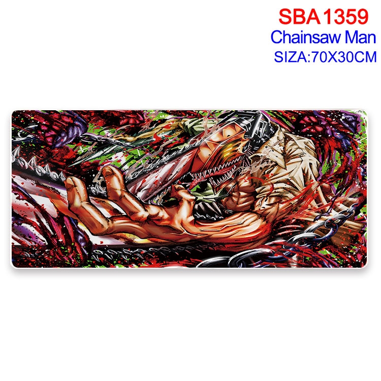 Chainsawman Animation peripheral locking mouse pad 70X30cm  SBA-1359-2