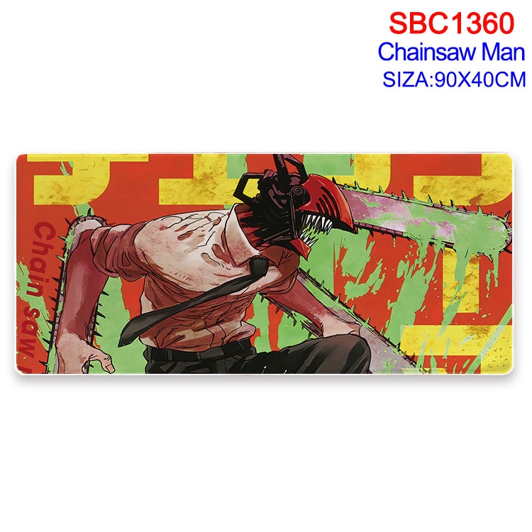 Chainsawman Anime peripheral edge lock mouse pad 90X40CM SBC-1360-2