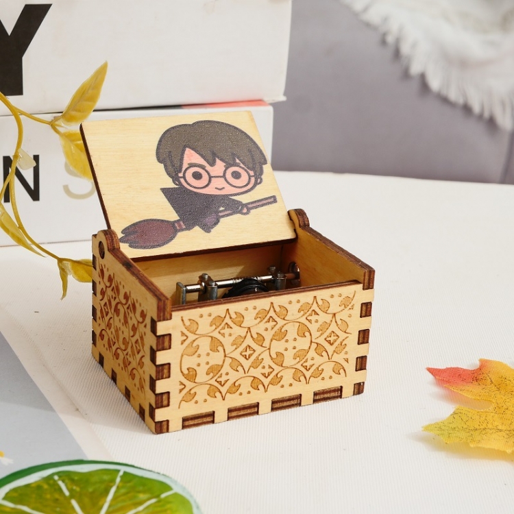 Harry Potter Stall display, hand cranked music box, vintage music box gift 6.4X5.2X4.2CM price for 5 pcs