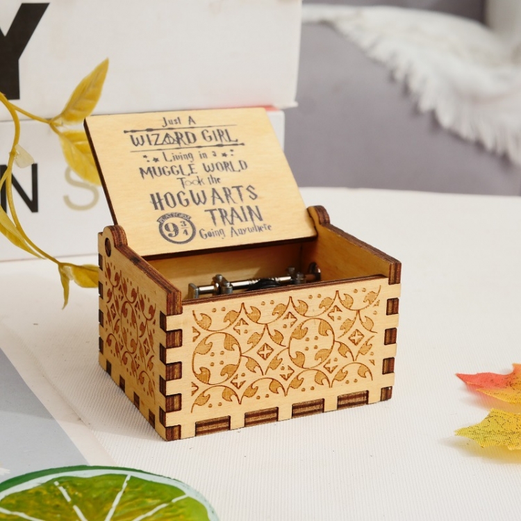 Harry Potter Stall display, hand cranked music box, vintage music box gift 6.4X5.2X4.2CM price for 5 pcs