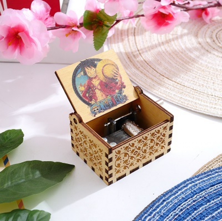 One Piece Stall display hand cranked music box vintage music box gift 6.4X5.2X4.2CM price for 5 pcs