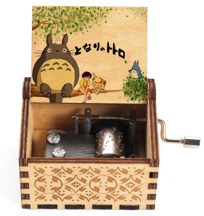 TOTORO Stall display hand cranked music box vintage music box gift 6.4X5.2X4.2CM price for 5 pcs