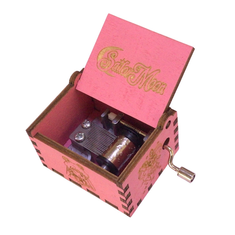 sailormoon Stall display hand cranked music box vintage music box gift 6.4X5.2X4.2CM price for 5 pcs