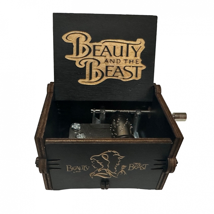 Beauty and the Beast  Stall display hand cranked music box vintage music box gift 6.4X5.2X4.2CM price for 5 pcs