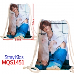 Stray Kids Canvas drawstring p...
