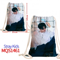 Stray Kids Canvas drawstring p...