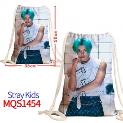 Stray Kids Canvas drawstring p...