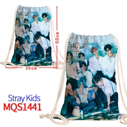 Stray Kids Canvas drawstring p...