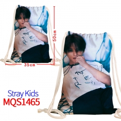 Stray Kids Canvas drawstring p...