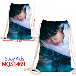 Stray Kids Canvas drawstring p...