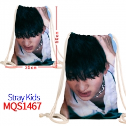 Stray Kids Canvas drawstring p...