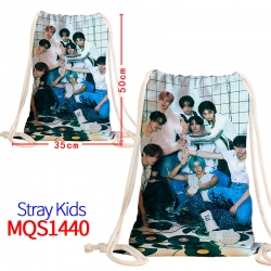 Stray Kids Canvas drawstring p...