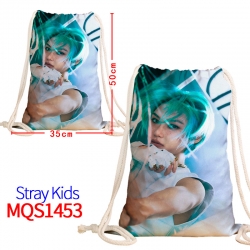 Stray Kids Canvas drawstring p...
