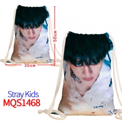 Stray Kids Canvas drawstring p...