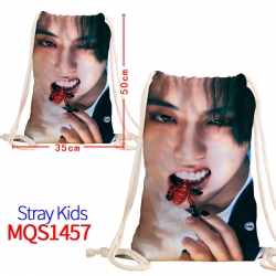 Stray Kids Canvas drawstring p...