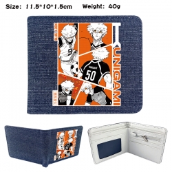 BLUE LOCK Anime denim folding ...