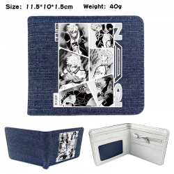 BLUE LOCK Anime denim folding ...