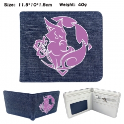 Genshin Impact Anime denim fol...