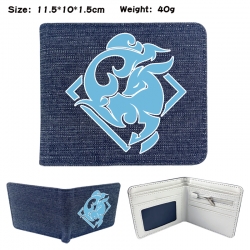 Genshin Impact Anime denim fol...