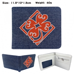 Genshin Impact Anime denim fol...