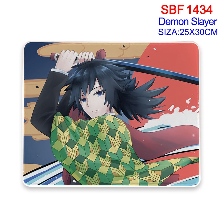 Demon Slayer Kimets Anime peripheral edge lock mouse pad 25X30cm