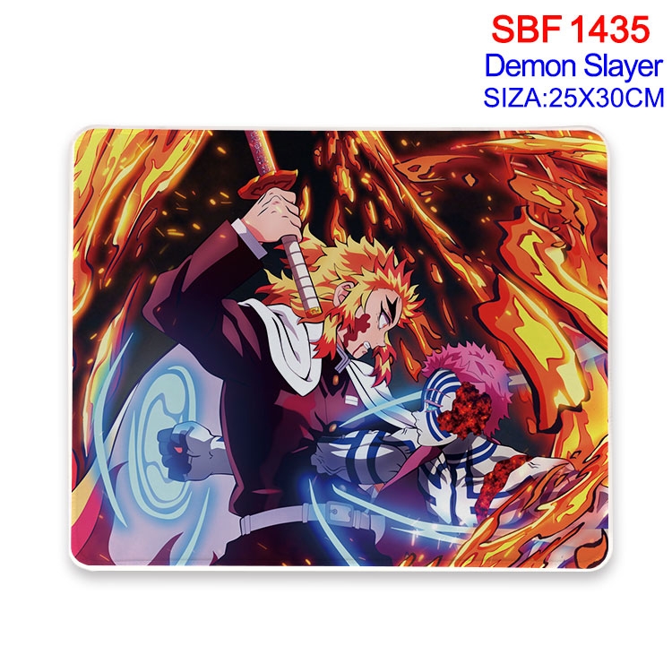 Demon Slayer Kimets Anime peripheral edge lock mouse pad 25X30cm