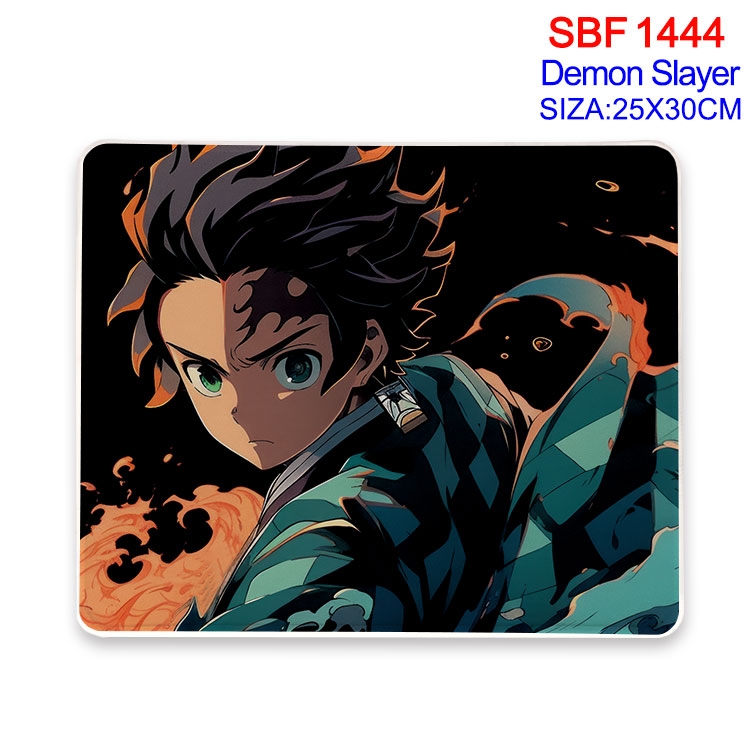 Demon Slayer Kimets Anime peripheral edge lock mouse pad 25X30cm