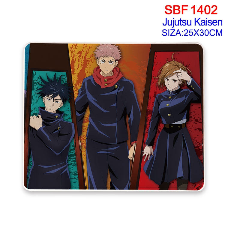 Jujutsu Kaisen Anime peripheral edge lock mouse pad 25X30cm