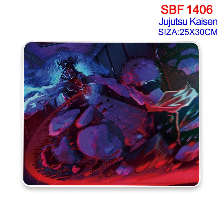 Jujutsu Kaisen Anime peripheral edge lock mouse pad 25X30cm