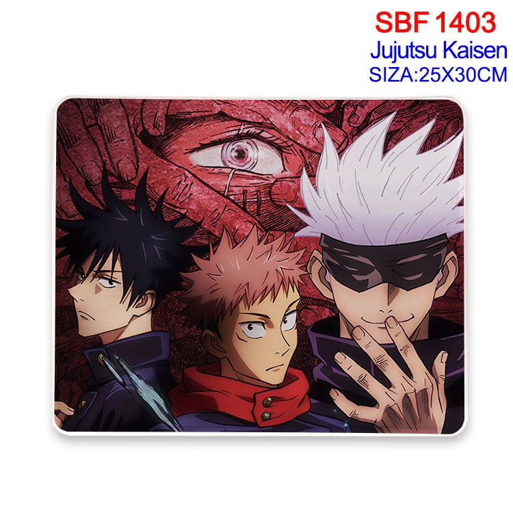 Jujutsu Kaisen Anime peripheral edge lock mouse pad 25X30cm