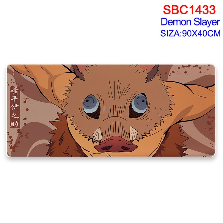 Demon Slayer Kimets Anime peripheral edge lock mouse pad 90X40CM