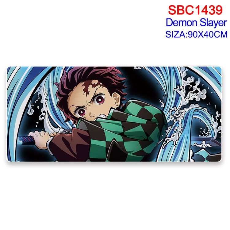 Demon Slayer Kimets Anime peripheral edge lock mouse pad 90X40CM
