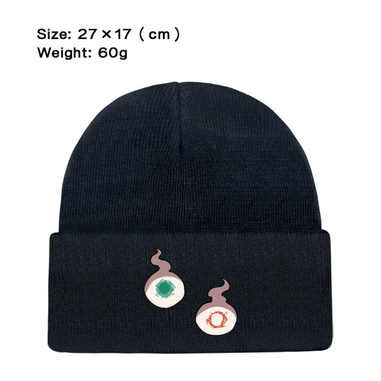 Toilet-bound Hanako-kun Anime printed plush knitted hat, warm hat 27X17cm 60g