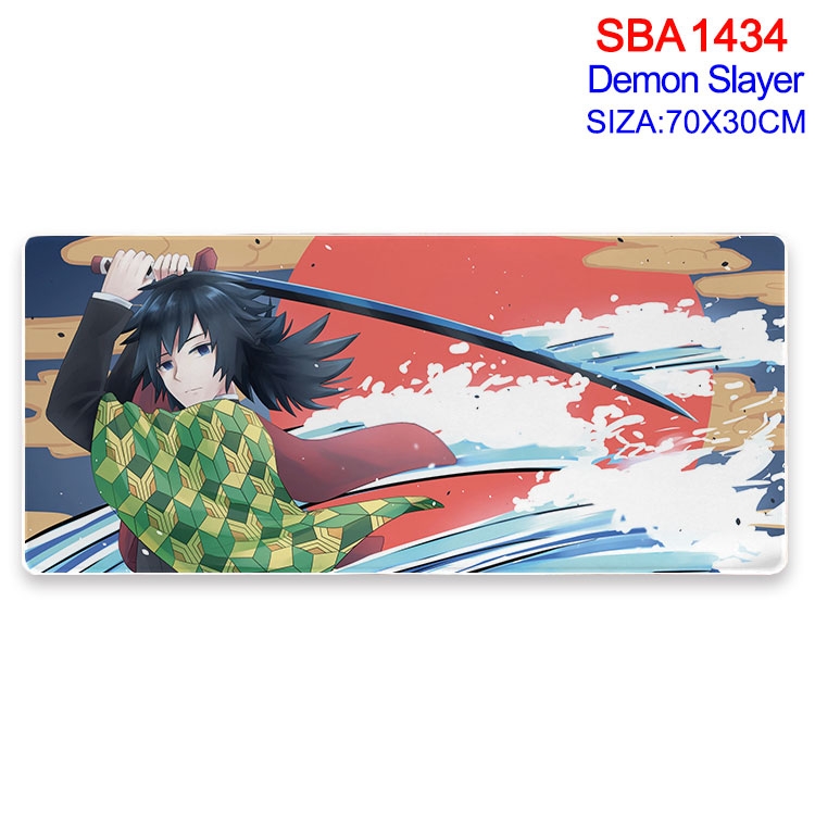Demon Slayer Kimets Animation peripheral locking mouse pad 70X30cm