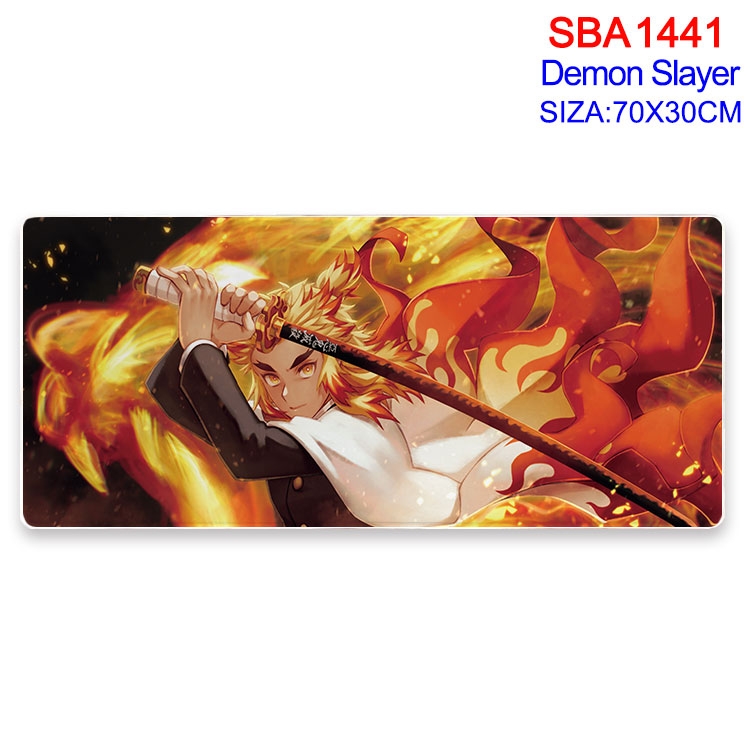 Demon Slayer Kimets Animation peripheral locking mouse pad 70X30cm