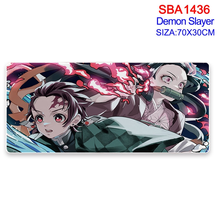 Demon Slayer Kimets Animation peripheral locking mouse pad 70X30cm