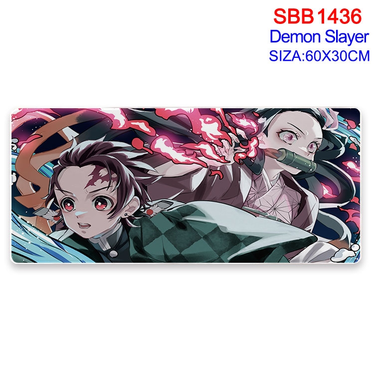 Demon Slayer Kimets Animation peripheral locking mouse pad 60X30cm
