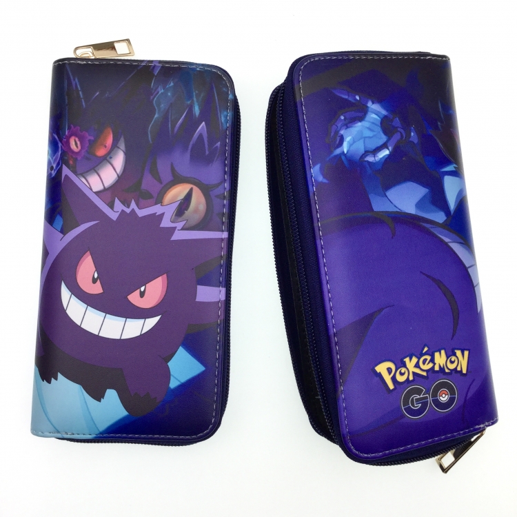 Pokemon Full Color Printing Long section Zipper Wallet Purse